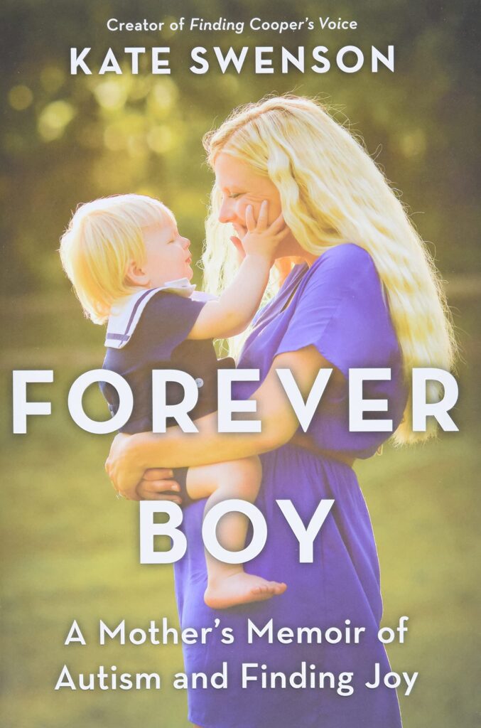 Book cover of "Forever Boy" image of mother holding a toddler boy